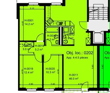 4.5 Zimmer, 98 m², 2. Stock - Photo 6