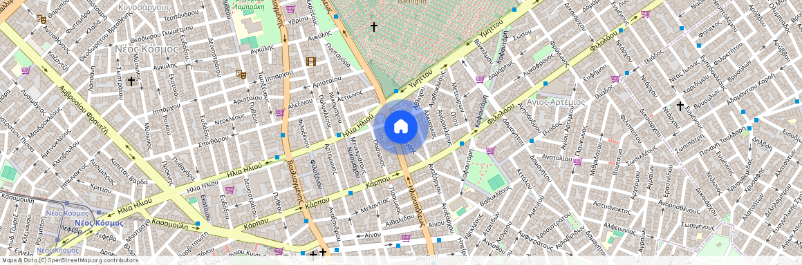 Δανάης 3Α, 116 31 Αθήνα, Άγιος Αρτέμιος (Αθήνα - Κέντρο)