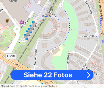 Frisch renovierte 2-Zimmer-Wohnung mit Balkon in der Nähe vom Marle... - Foto 1