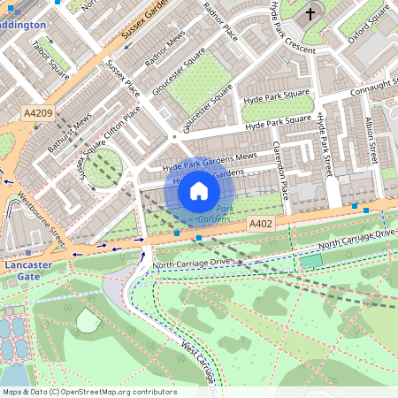 Hyde Park Gardens, Hyde Park, London, W2