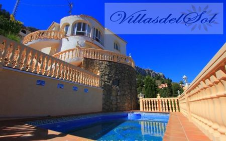 ANNUAL RENT. ONE FLOOR VILLA WITH SEA VIEWS AND PRIVATE POOL CALPE FOR RENT - Photo 3