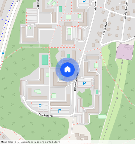 Brolundavägen **, Blombacka