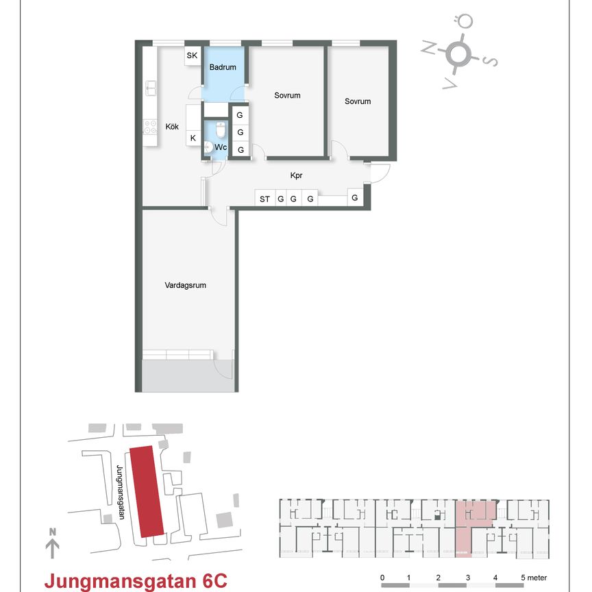 Jungmansgatan 6 C - Foto 2