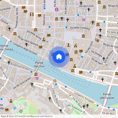 Via dei Georgofili, Florence, Tuscany 50122