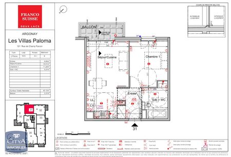 Location Appartement 2 pièces 40m² ARGONAY 74370 - Photo 3