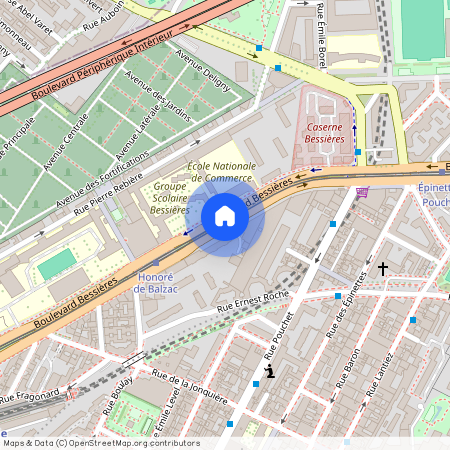 Boulevard Bessières, Francja, Paris