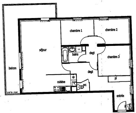 Location Appartement 4 pièces 89m² CARQUEFOU 44470 - Photo 5