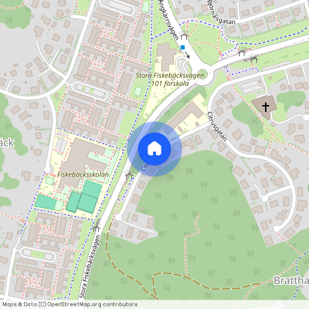 Citrongatan, Västra Frölunda