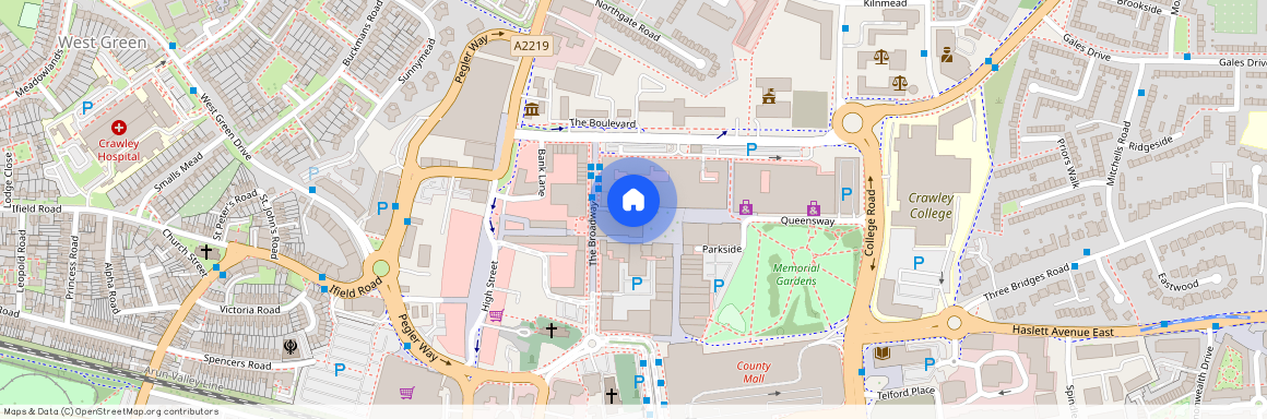 Queens Square, Crawley, RH10