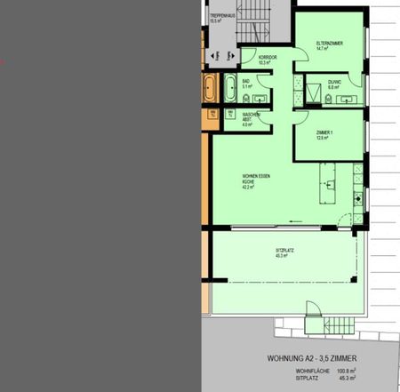 Ihre Chance - Neubauwohnung - mit 45m2 Sitzplatz ! - Foto 2