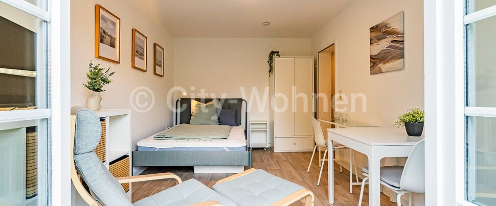 Möblierte 1-Zimmer Wohnung in Hamburg-Harvestehude - Foto 1