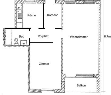 Attraktive 2-Zimmerwohnung mit Balkon in Winterthur - Photo 2