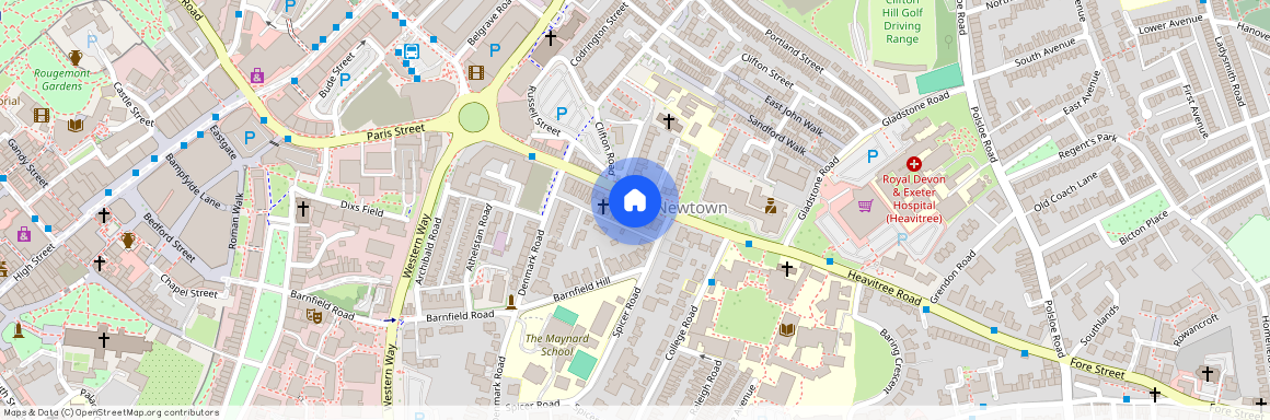 Heavitree Road, Exeter, EX1