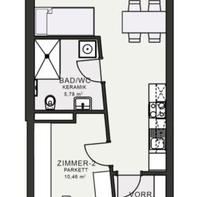 *Moderne 2-Zimmer-Neubauwohnung inkl. Küche & Lilft ab sofort - direkt gegenüber der Messe Graz* - Foto 4