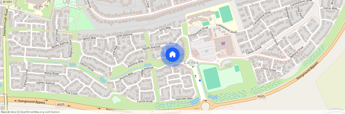 Neptune Close, Peterborough, Cambridgeshire, PE2