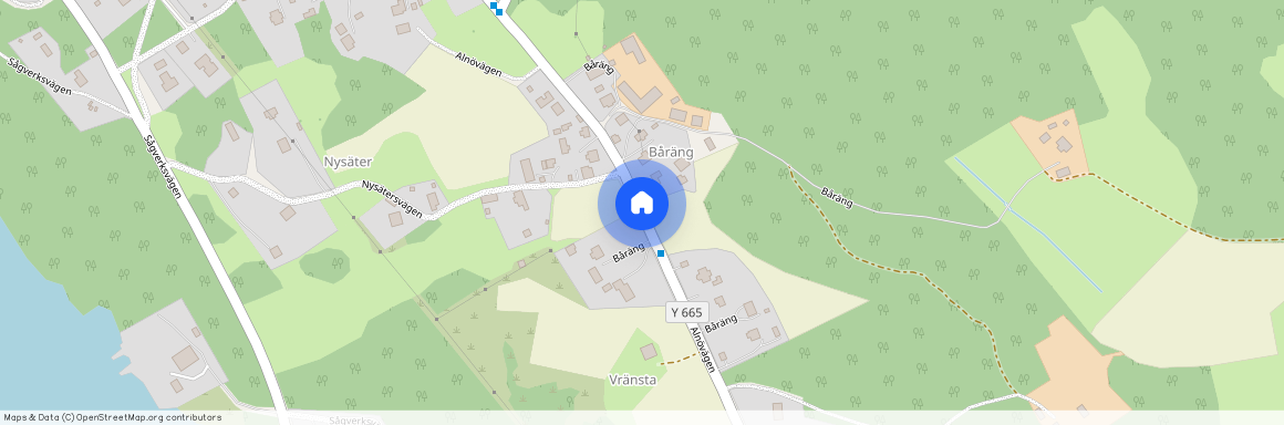 Alnövägen, Alnö