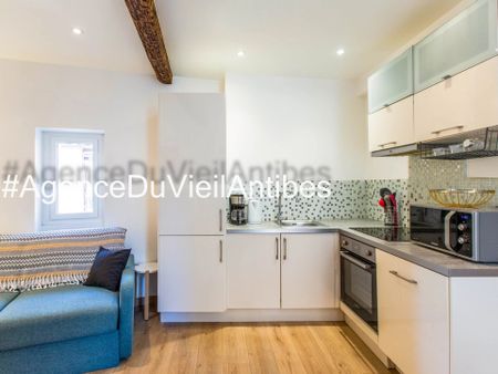 VIEIL ANTIBES - 2p de 33 m² loué meublé de Septembre à Mai - Photo 4