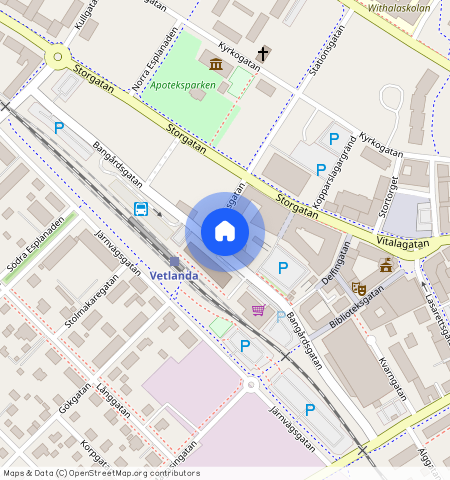 Stationsgatan **, Vetlanda