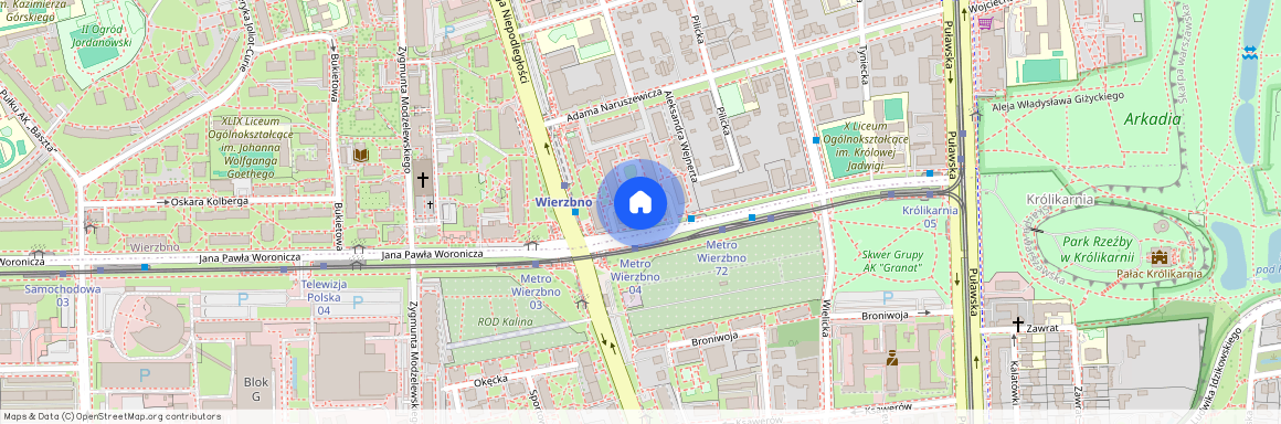 Warszawa Mokotów, Jana Pawła Woronicza