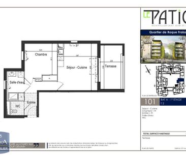 Location Appartement 2 pièces 42m² ST JEAN DE VEDAS 34430 - Photo 2