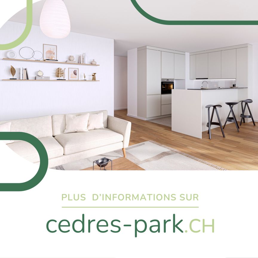 Cèdres Park – Derniers appartements de 3.5 pièces - lot K204 - Foto 2