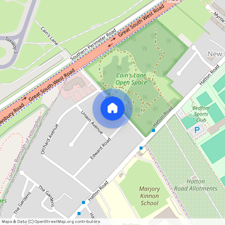 Cains Lane, FELTHAM, Greater London, TW14