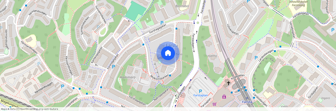 Molkomsbacken, Farsta