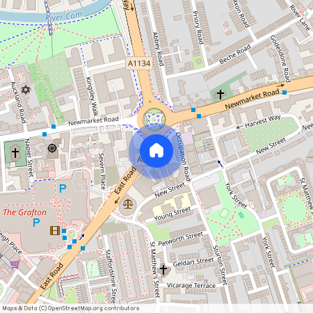 East Road, Cambridge, Cambridgeshire, CB1 1BX