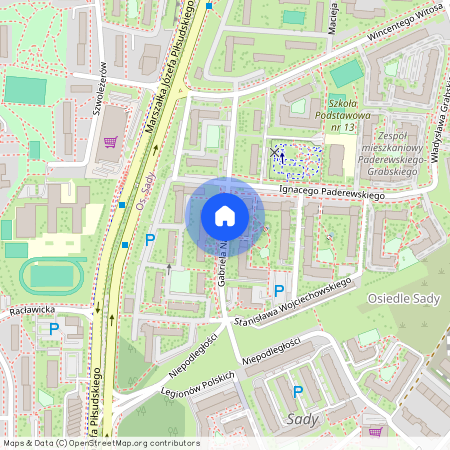 ul. Gabriela Narutowicza, Górczyn, Gorzów Wielkopolski, lubuskie