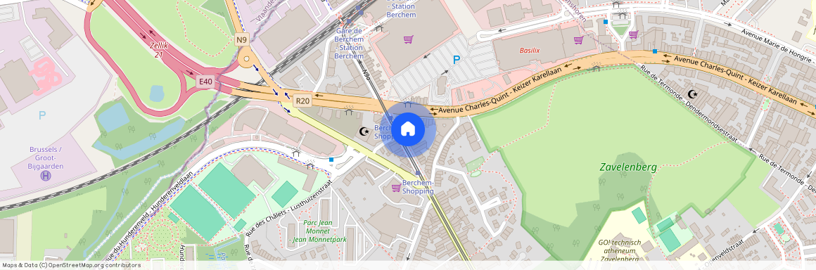 Chaussée de Gand 1327, 1082 Berchem-Sainte-Agathe, België