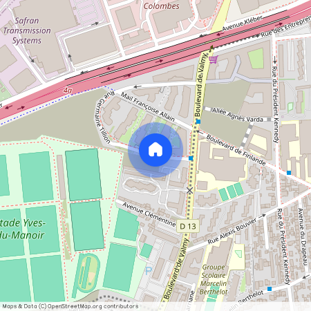 Rue Germaine Tillion, Francja, Colombes