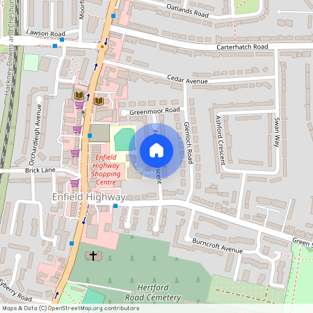 Frederick Crescent, Enfield EN3, London