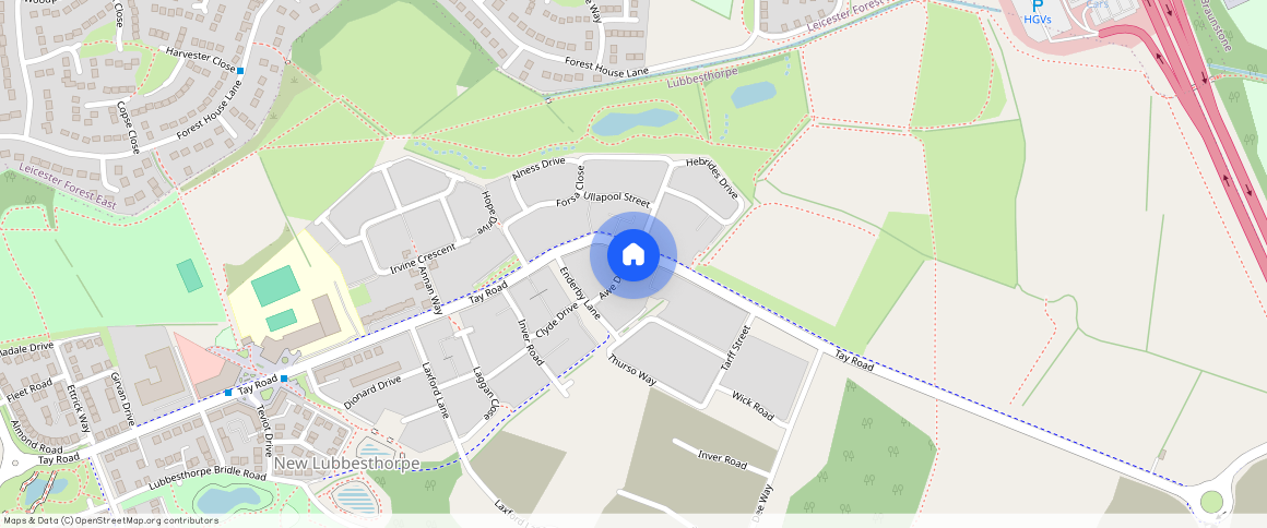 Tay Road, Lubbesthorpe, LE19