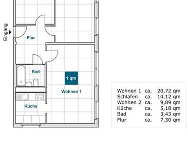 Miet mich - günstige 3-Zimmer-Wohnung (WBS) - Foto 1