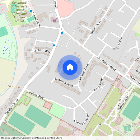 Canberra Close, Coningsby, Lincoln, Lincolnshire, LN4