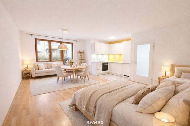 Super-Cityapartment : 1 Zimmer + Terrasse + Garage im 7ten! - Photo 1