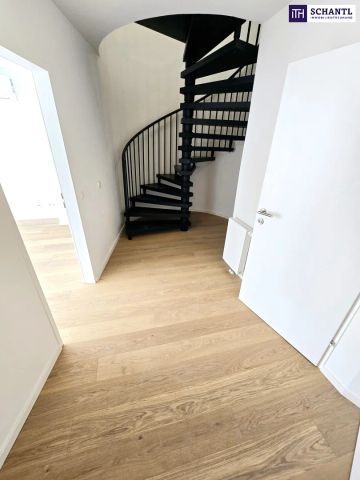 Fresh, fancy, fertig zum Einziehen! Zwei Ebenen. Drei Zimmer. 100 % Wow! Frisch sanierte Neubauwohnung im Dachgeschoss + Klimageräte + Westterrasse + Gute Infrastruktur! - Foto 2