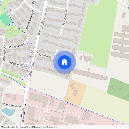 Tulipanhusene, Tulipanlunden 150, stuen