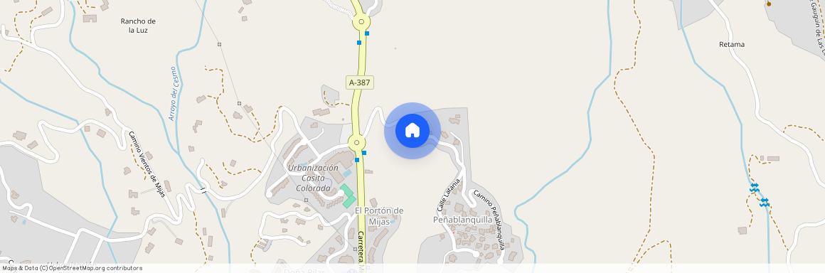 Calle Malaga., Mijas (Málaga), Mijas Pueblo - Peña Blanquilla