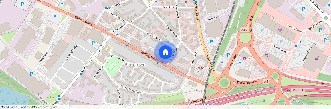 Cross Street, Bridgtown, Cannock, Staffs, WS11