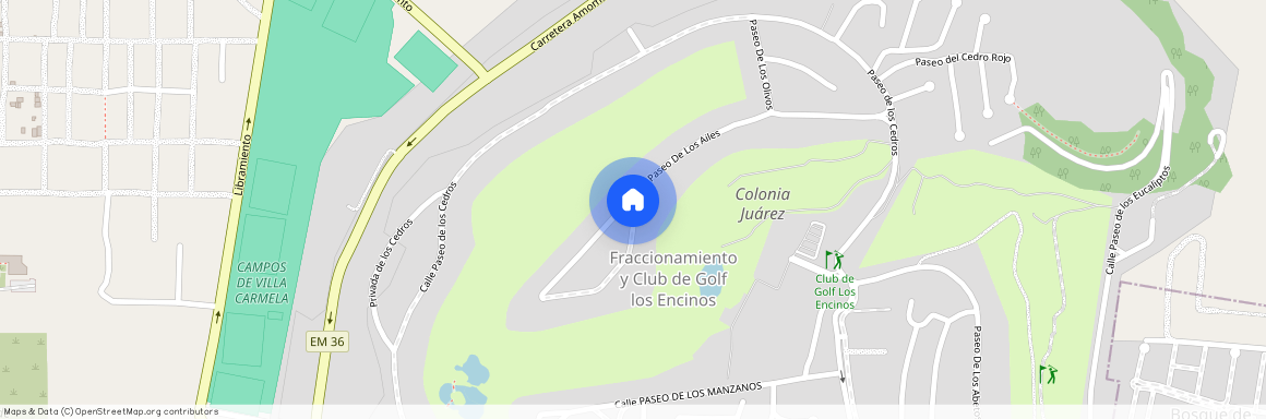 México, Fraccionamiento y Club de Golf los Encinos, Lerma