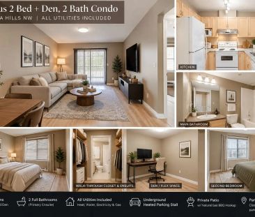 2 Bed + Den / 2 Bath | ALL Utilities Included | Heated Parking — 2 Bedrooms Condo Unit - Photo 1