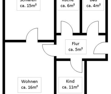 3 Raum-Wohnung mit Balkon - Photo 2