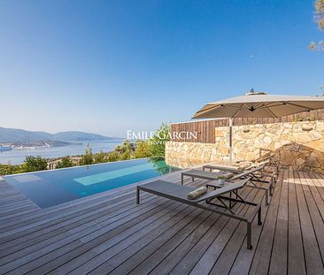 Villa contemporaine à louer à Propriano, toutes prestations incluses, vue mer panoramique. - Photo 3