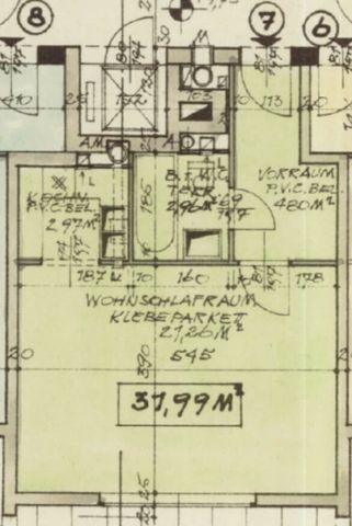 Kleine Single-Wohnung nahe Augarten in 1020 Wien zu mieten - Foto 4