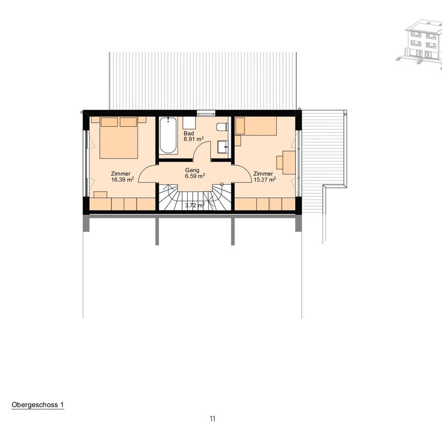 Grosszügige 5.5-Zimmer Neubau-Reihenhaus in Schaffhausen - Photo 1