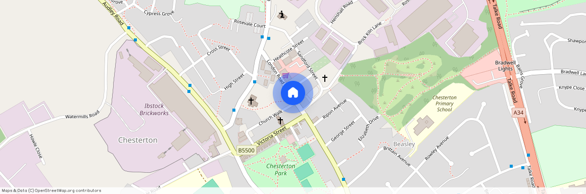 London Road, Chesterton, Newcastle