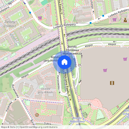 Warszawa, Żoliborz, Warszawa, Żoliborz, Aleja, Jana, Pawła, Ii