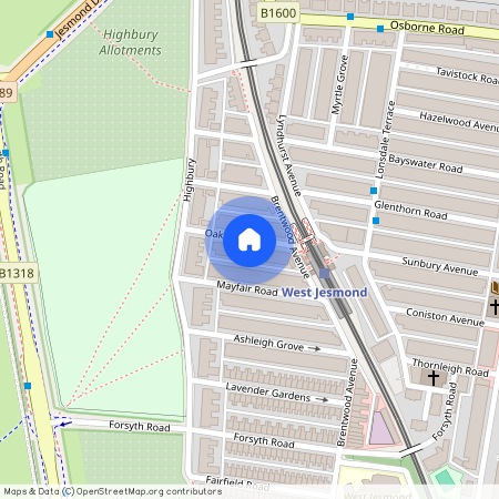 (?ppw) Oakland Road, Jesmond, Newcastle Upon Tyne, NE2