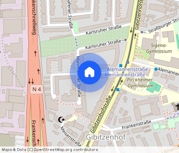 Sanierte 4-Zimmer-Wohnung im 1. Obergeschoss in 90443 Nürnberg - Foto 1